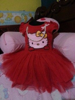 hello kitty baby dress