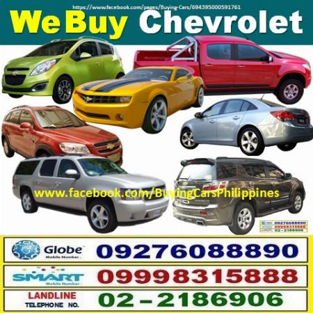 We Buy Second Hand Chevrolet Cars Pick Up And Suv We Buy Cars Cars Sedan Metro Manila Philippines Lantighos