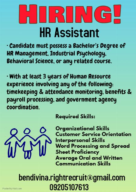 hiring-human-resources-assistant-admin-human-resources-metro