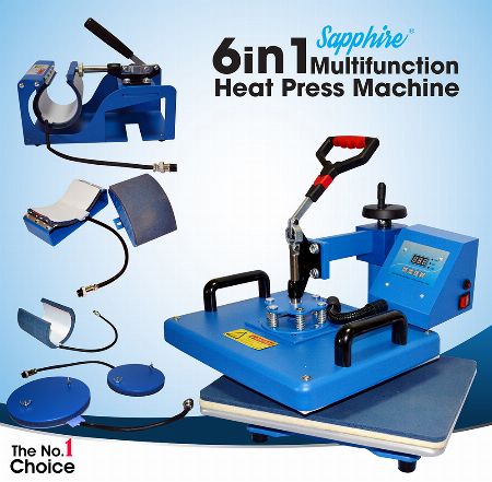 6 In 1 Sapphire Multifunction Heat Press Machine [ Distributors ] Metro Manila, Philippines 