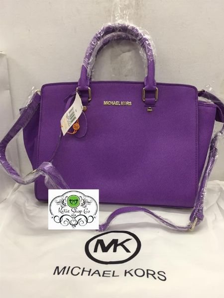 michael kors purple bag