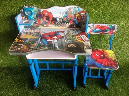 spiderman table chair