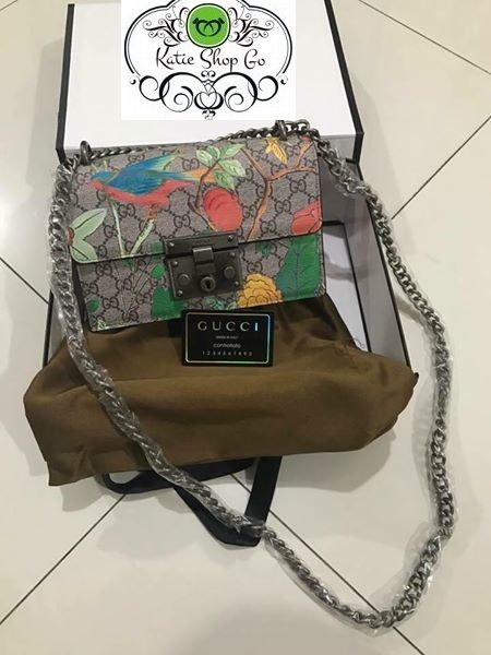 gucci tian padlock shoulder bag