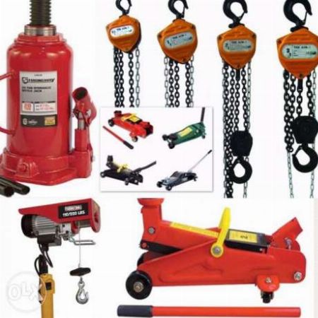 Lectric Hoist Bottle Jack Hydraulic Floor Jack Chain Block