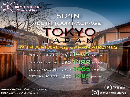 package tour to japan from manila