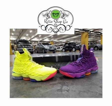 Nike Lebron 15 Confetti Volt \u0026 Purple 