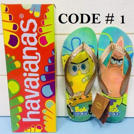 spongebob havaianas