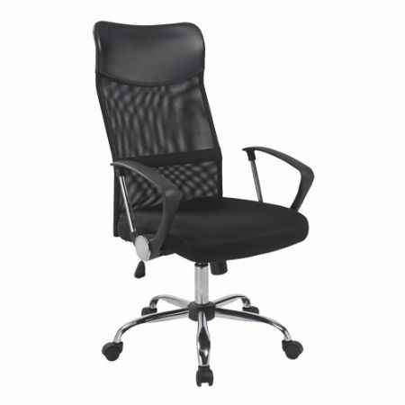 Ergodynamic Ehc-77p High Back Mesh Upholstery Office Chair (black