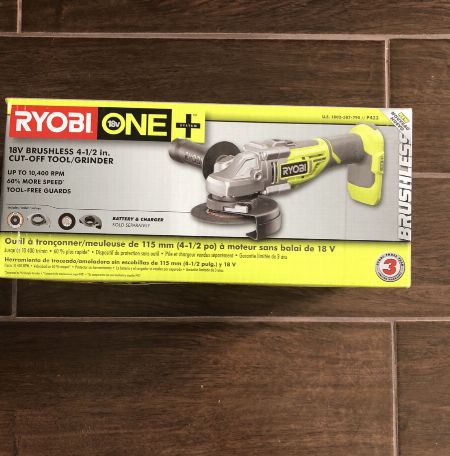 Ryobi 18v Brushless 41 2 Inches Cut Off Tool Grinder Home Tools