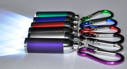 personalized flashlight keychain