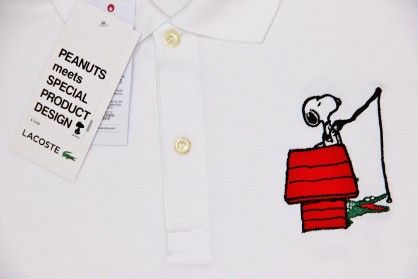 Lacoste Peanuts Snoopy Polo Shirt For Men - Regular Fit [ Clothing ...
