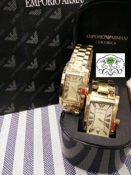 emporio armani couple watch price