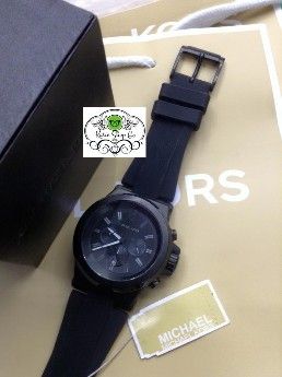 michael kors men's rubber watch