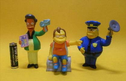 the simpsons movie burger king toys 2007