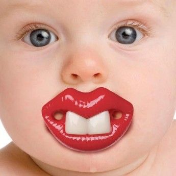 funny baby pacifiers teeth