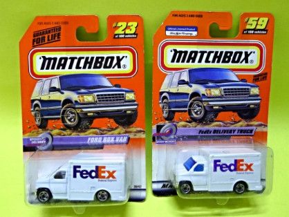 fedex matchbox truck