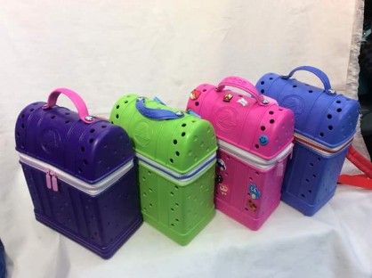 crocs zip top backpack