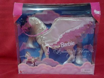 barbie rainbow horse