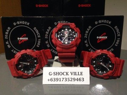 g shock red